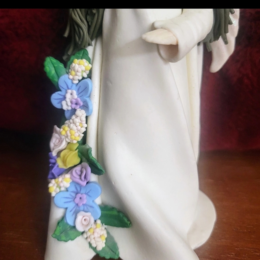 Vtg 3 Angels of Friendship Collection Textured Detailed Hand-painted Figurines - Picture 9 of 15